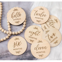 Milestone Cards - Premium Photography Props For Babys First Year Growth, Pregnancy Journey, And Milestone Announcements