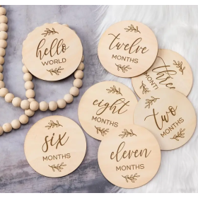 Milestone Cards - Premium Photography Props For Babys First Year Growth, Pregnancy Journey, And Milestone Announcements