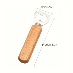Personalized Engraved Wood Handle Bottle Openers
