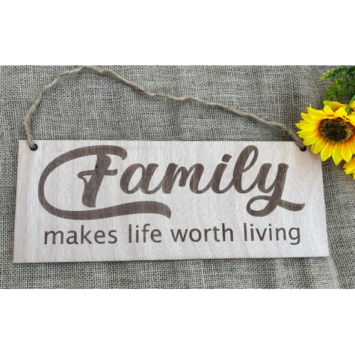 Family makes life worth Living