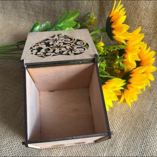 Box - Heart Flower Shape