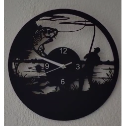 Fishing Wall Clock